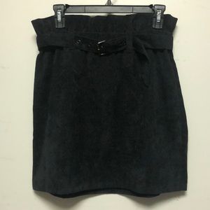 NWT Corduroy high waisted skirt w belt